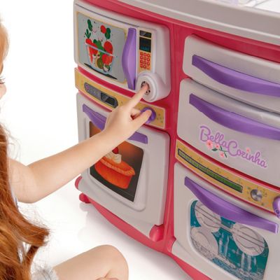 Cozinha Infantil Completa Com Som e Água De Verdade Tateti - 1307