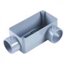 Condulete fixo 2" tipo "LL" - com tampa / sem rosca / sem pintura