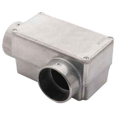 Condulete fixo 2" tipo "LL" - com tampa / sem rosca / sem pintura