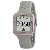 Relógio X-Watch Feminino Ref: Xlppd034w Bxgx Retangular Digital