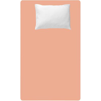 Lençol Avulso Solteiro Liso com Elástico 180 Fios  - Fiori Salmão