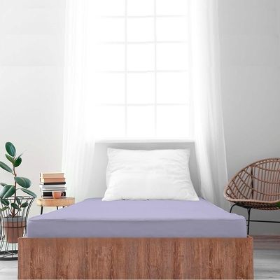 Lençol Avulso Solteiro Liso com Elástico 180 Fios  - Fiori Violeta