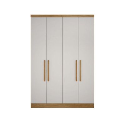 Modulo De Casal Safira Para Guarda-roupas Em Mdf Clic Móveis Cumaru/fendi