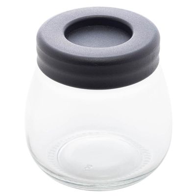 Conjunto Moedor Manual de Café e 4 Xícaras de Café Curto Expresso 100ml Cristal Lyor