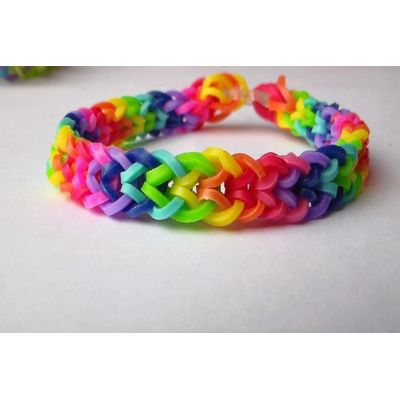 Kit Fábrica de Pulseiras Com 2000 Elásticos - i9 Brinquedos