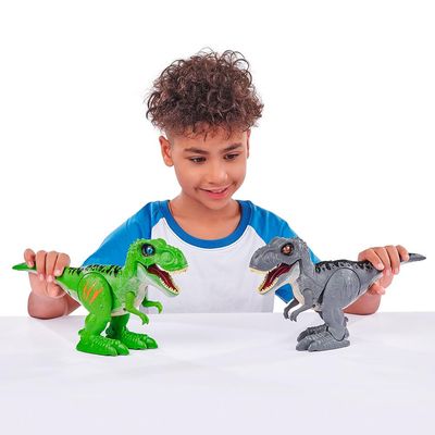 Dinossauro Robo Alive Ataque do T-Rex - Verde