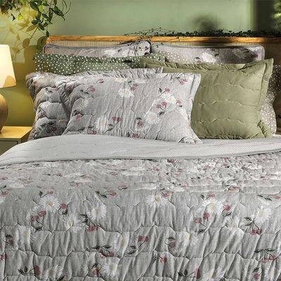 Jogo Cama Solteiro 2 Pcs Fio Penteado Cerise Altenburg
