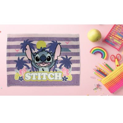 Toalha de Lancheira Aveludada 28x40cm Stitch Lepper