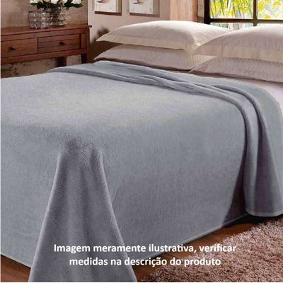 Manta Microfibra Casal 180x220cm Unicolor Jolitex Vinho