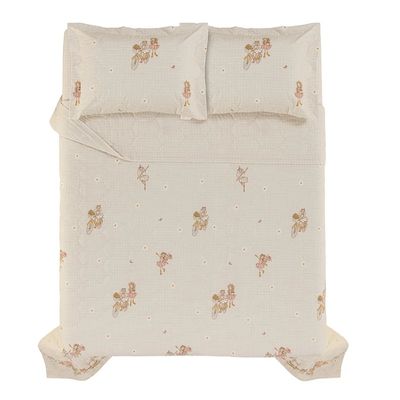 Colcha Casal Infantil Dupla Face Alg. 200 Fios Daisy Karsten