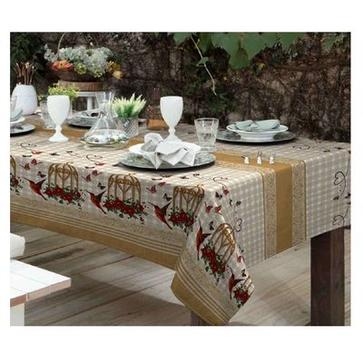 Toalha Mesa Retangular Gourmet 140x290cm Sortido Raner