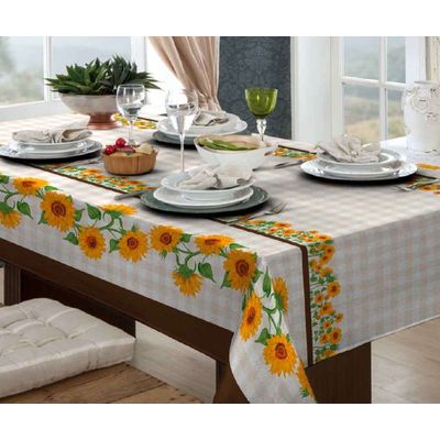 Toalha Mesa Retangular Bella Mesa 140x210cm Sortido Raner