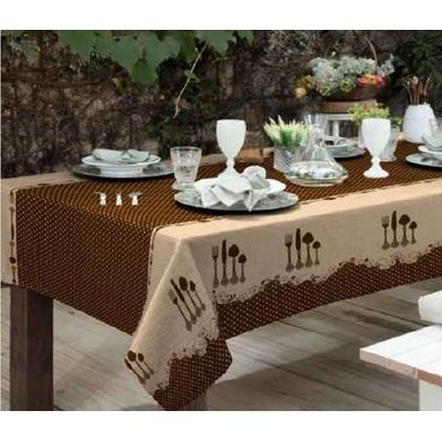 Toalha Mesa Retangular Gourmet 140x210cm Sortido Raner