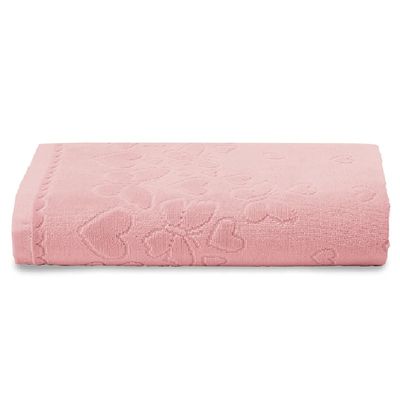 Toalha Rosto Romance 50x80cm Dohler Rose