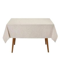 Toalha Mesa Quadrada 200x200cm Linhares Natural Dohler