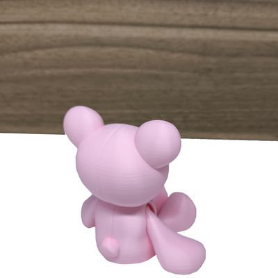 Ursinho Boneco 3d Rosa Articulado Brinquedo
