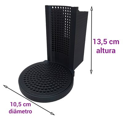 Suporte com Reservatório 3 Em 1 Compacto Nespresso Essenza e Mini