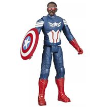 Boneco Marvel Titan Hero Capitão América Sam Wilson - Hasbro F9276