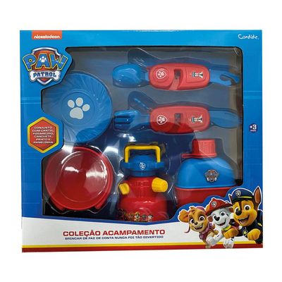 PATRULHA CANINA - KIT COM FOGAREIRO E CANTIL