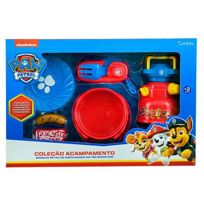 PATRULHA CANINA - CAMPING - KIT COM FOGAREIRO