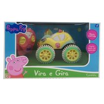 Veículo Controle Remoto Peppa Pig Vira e Gira