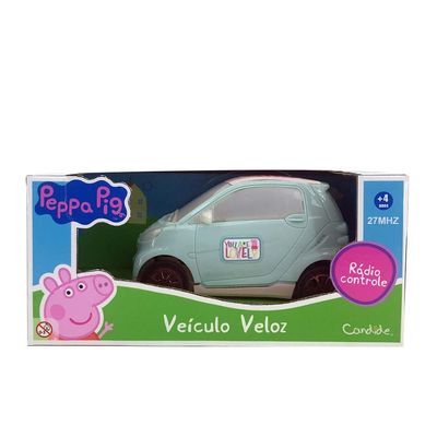 Veículo Controle Remoto Peppa Pig Veloz