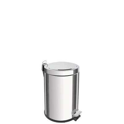 Lixeira Inox Com Tramontina Brasil 5 Com Acabamento Polido E