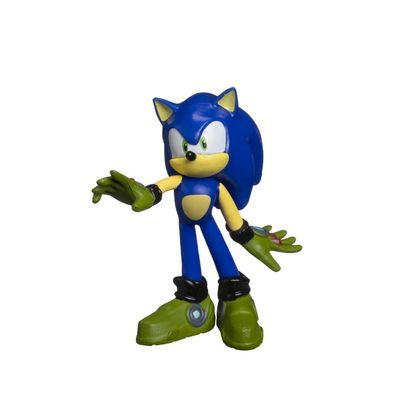 Kit 5 Bonecos Col 6,5cm Tails, Knuckles Pirata, Rose, Sonic