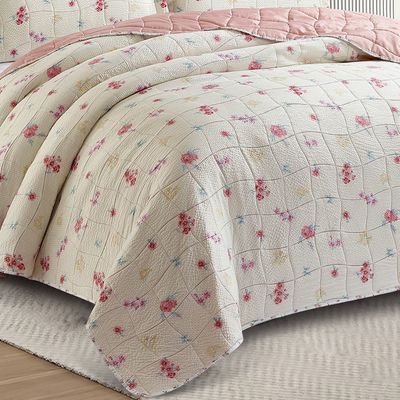 Kit Cobre Leito Colcha Anarruga 3 Peças Casal 220x240cm Oasis Sonhare