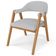 Kit 04 Cadeiras de Jantar e Estar Living Estofada Nadja L02 Linho Cinza - Lyam Decor