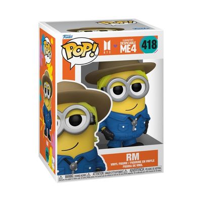 Boneco Funko Pop! Rocks BTS x Meu Malvado Favorito 4 - RM
