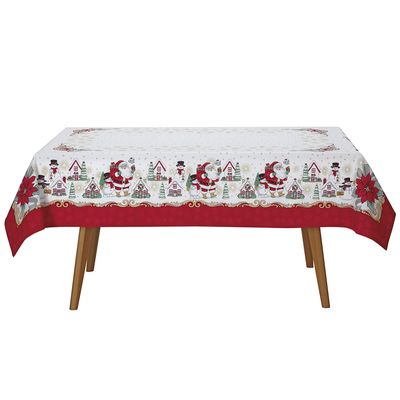 Toalha Mesa Retangular Athenas 160x250cm Natal 119 Dohler