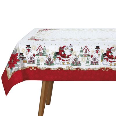 Toalha Mesa Retangular Athenas 160x250cm Natal 119 Dohler