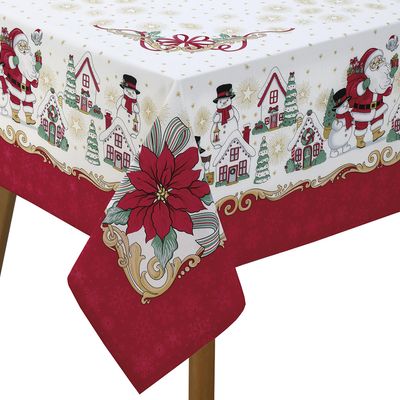 Toalha Mesa Retangular Athenas 160x250cm Natal 119 Dohler