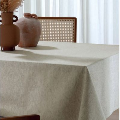 Toalha Mesa Retangular 160x220cm Linhares Natural Dohler