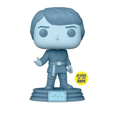 Funko Pop Star Wars 615 Holographic Luke Skywalker Glows