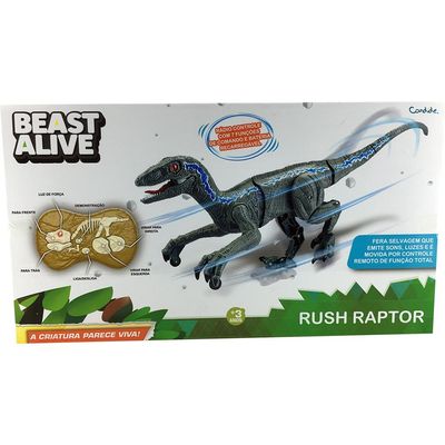 Dinossauro Beast Alive Rush Raptor