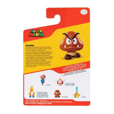 SUPER MARIO - BONECO 2.5 POLEGADAS COLECIONÁVEL (GOOMBA)