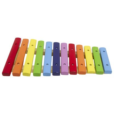 Xilofone Infantil de Madeira 12 notas com Baquetas New York