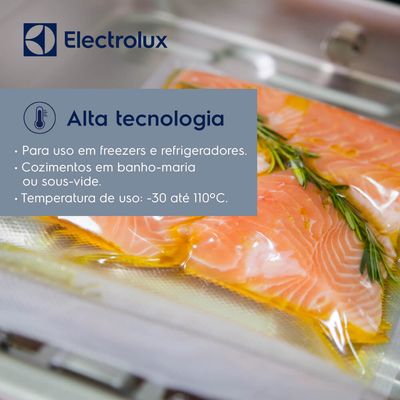 Sacos para Seladora a Vácuo Electrolux  20 Unidades Não se aplica