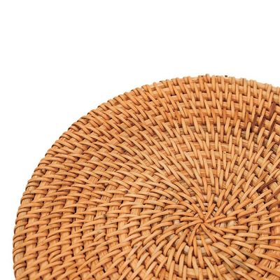 Bolsa De Bambu Redonda Feminina Com Alça Fixa Forrada Verão