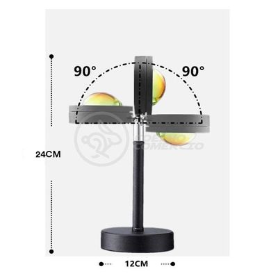 Mini Ring Light Sunset Projetor Lâmpada Usb Arco Íris