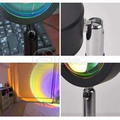 Projetor Ring Light Sunset Luminária Tiktok Usb - Sol Nº8