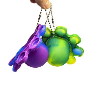 Chaveiro Polvo Reversível Fidget Antistress Sensorial