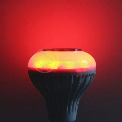 Lâmpada Led 12W E27 Rgb Colorida Com Caixa De Som