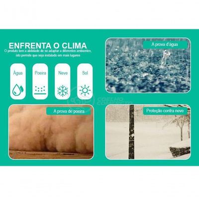 Câmera Ip Rotativa Speed Dome 355º Prova Dágua Wifi Hd 1080P