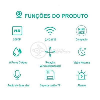 Câmera Ip Rotativa Speed Dome 355º Prova Dágua Wifi Hd 1080P
