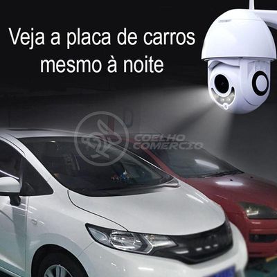 Câmera Ip Rotativa Speed Dome 355º Prova Dágua Wifi Hd 1080P