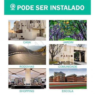 Câmera Ip Rotativa Speed Dome 355º Prova Dágua Wifi Hd 1080P