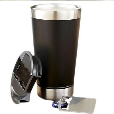 Copo Térmico Abridor 473ml Preto